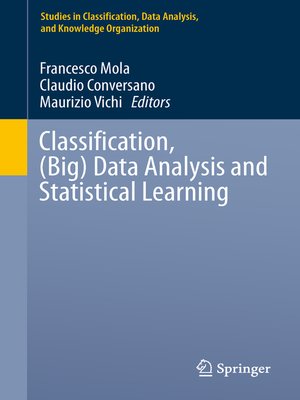 cover image of Classification, (Big) Data Analysis and Statistical Learning
